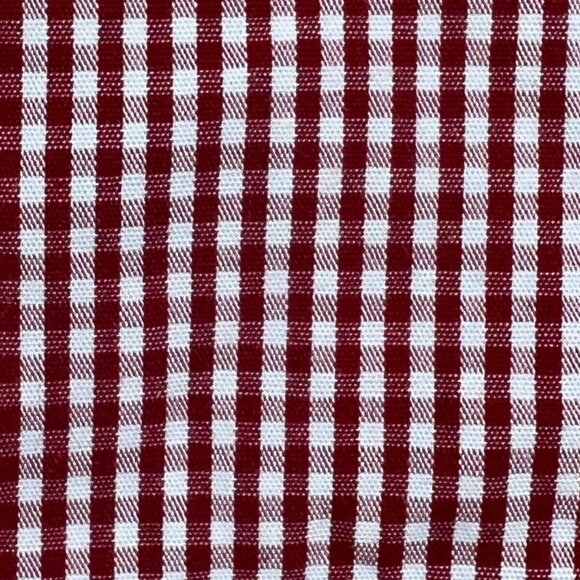 Gitman Bros. Tailored Fit Button Up Shirt Mens USA Made 16.5 40 Red White Check - Picture 8 of 11